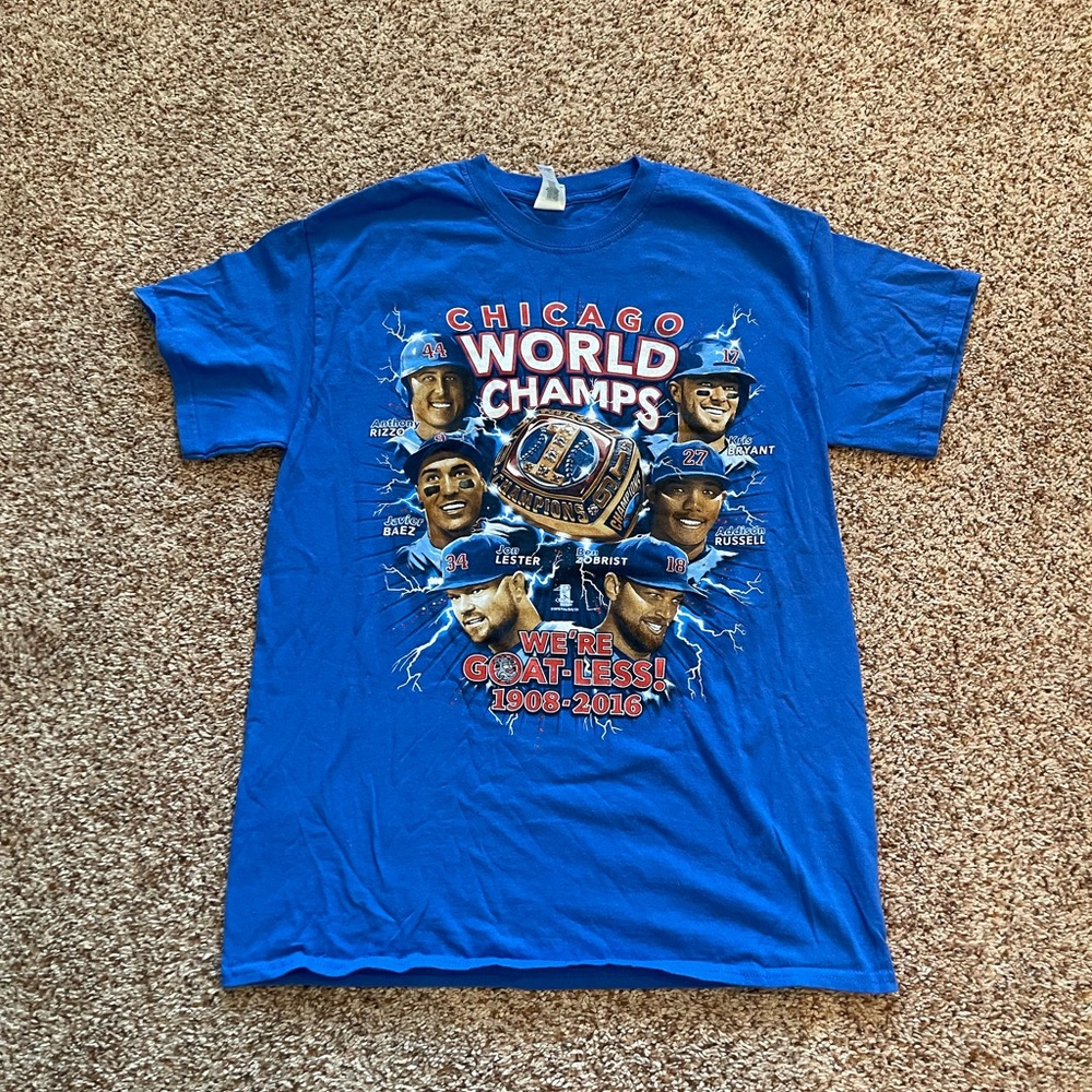 Gildan Blue Chicago World Champs Tee